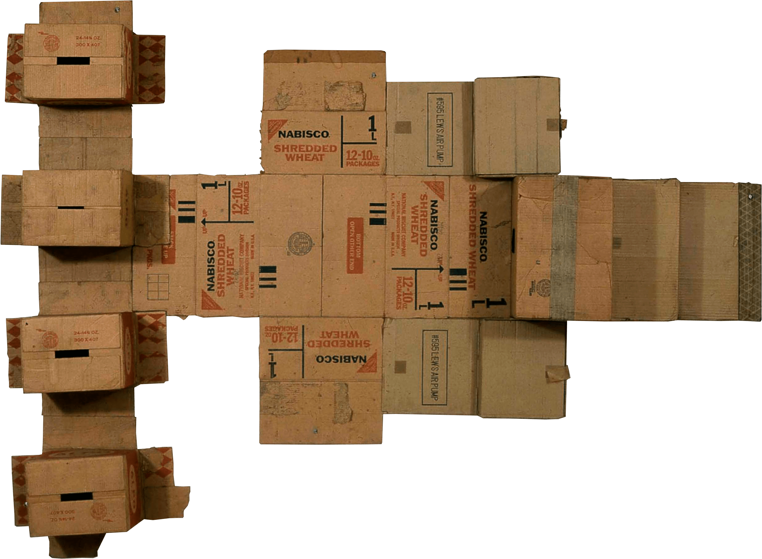 Bande De Sureté / Twin City / Nipples - Robert Rauschenberg Cardboard (2494x1850), Png Download