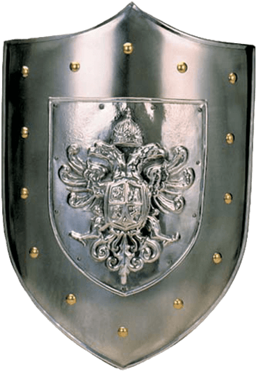 Plain Steel Shield Of Charles V By Marto - Steel Shield (555x555), Png Download