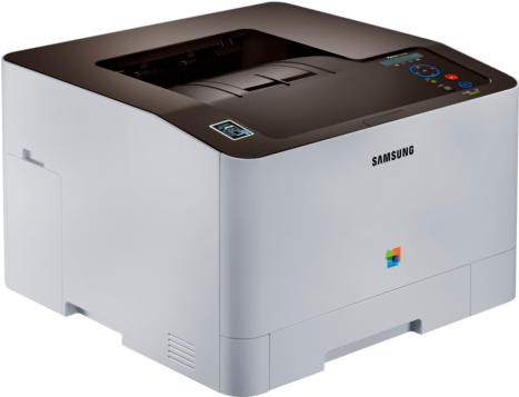 Samsung Xpress Sl-c1810w Color Laser Printer - Color Laser Printer Samsung Sl-c1810w (474x356), Png Download