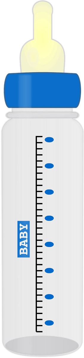 Response To Preemie Nipple Use With Older Infants The - Bottle Baby Vector Png (640x1280), Png Download