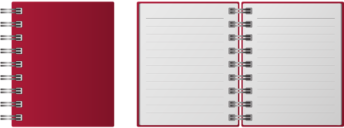 Notes Record Mini Notebook Notepad Blank N - Блокнот Вектор Пнг (680x340), Png Download