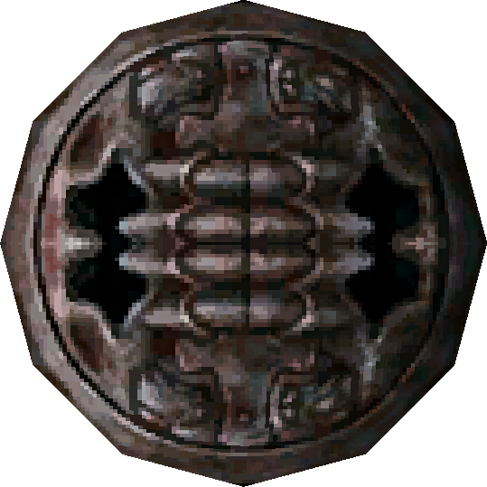 Twilight Princess Enemy Weapons Stalfos Metal Shield - Circle (539x539), Png Download