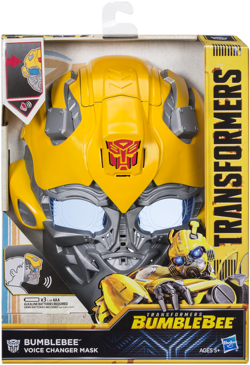 Transformers Bumblebee Movie Voice Changer Mask Bumblebee - Transformers Age Of Extinction Construct-bots Dinobots (1300x1300), Png Download