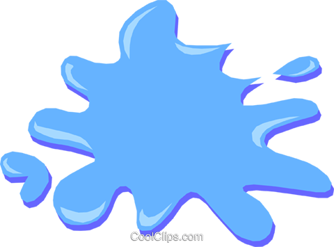 Gota De Agua, Las Ayudas De Texto Libres De Derechos - Animated Puddle Of Water (480x355), Png Download