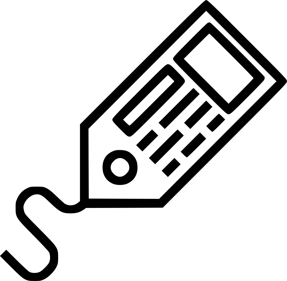 Label Hang Tag Red Information Comments - Hangtag Icon (980x958), Png Download