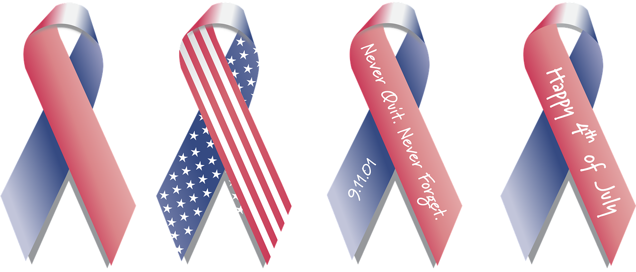 Ribbon,american - Juli 4., Sterne U. Streifen-tasse Kaffeetasse (1280x640), Png Download