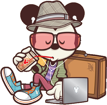Mickey Hipster Png 1 By Glorijadubravcic-d7thtfx - Hipster Mickey Png (536x626), Png Download