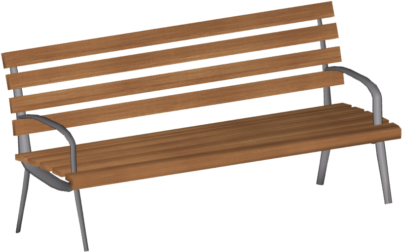 Woodenmodernbench Zs - Bench (814x814), Png Download
