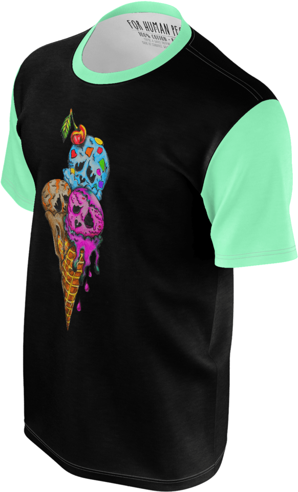 Sammy's Ice Scream Male T-shirt - Active Shirt (1024x1024), Png Download