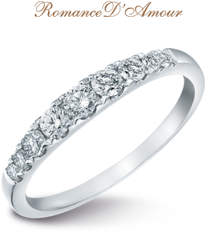 Multi Diamonds & Boldness Wedding Bands Shine & Bright - Wedding Ring (349x395), Png Download