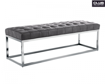 Specifications - Sunpan Modern Club Sutton Two Seat Bench Colour: Grey (350x350), Png Download