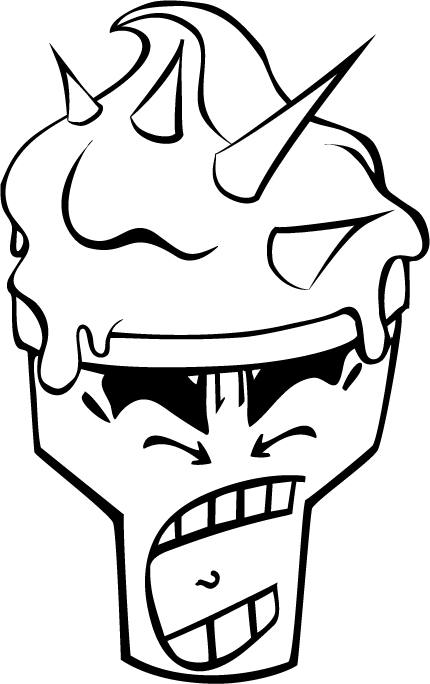 Знакомые Просят Нарисовать Логотип Группе "i Scream" (430x684), Png Download