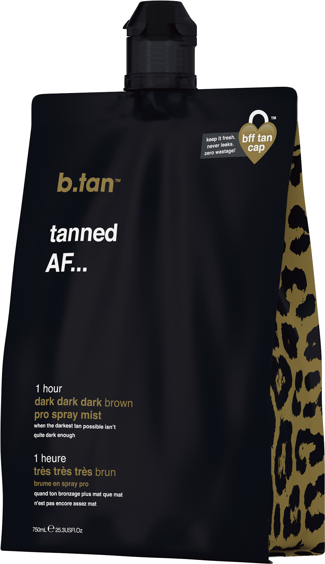 Tan Tanned Af Pro Spray Mist 750ml - Sun Tanning (2000x2000), Png Download