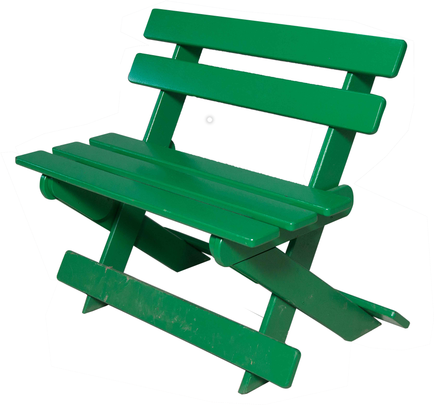 Mini Outdoor Bench - Bench (1080x1080), Png Download