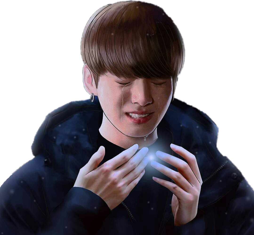 Чонгук Jungkook Bts Cry Goldenmaknae Kook Kookie - Jungkook Crying Png (1079x1000), Png Download