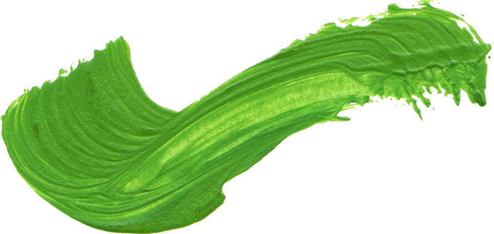 18 Green Paint Brush Stroke - Green Paint Stroke Free (963x456), Png Download