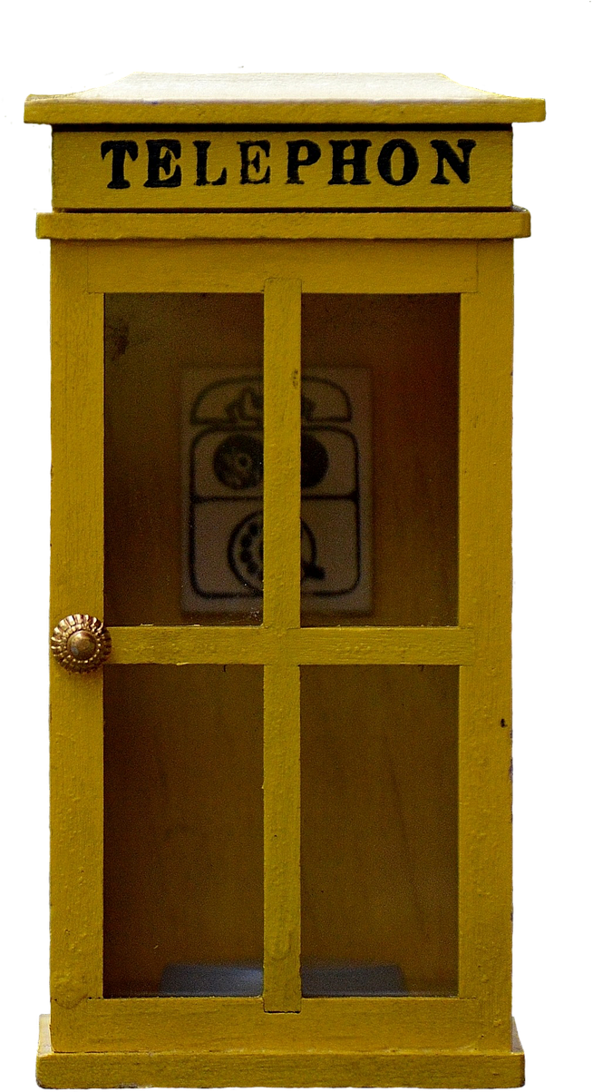 Phone Booth Call Phone - Telephone (976x1280), Png Download