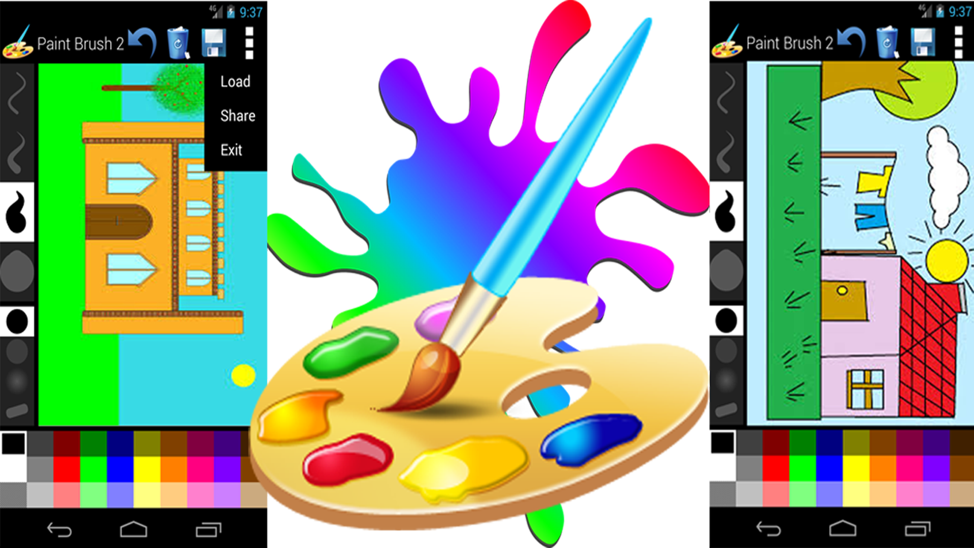 Paint Palette (1920x1080), Png Download