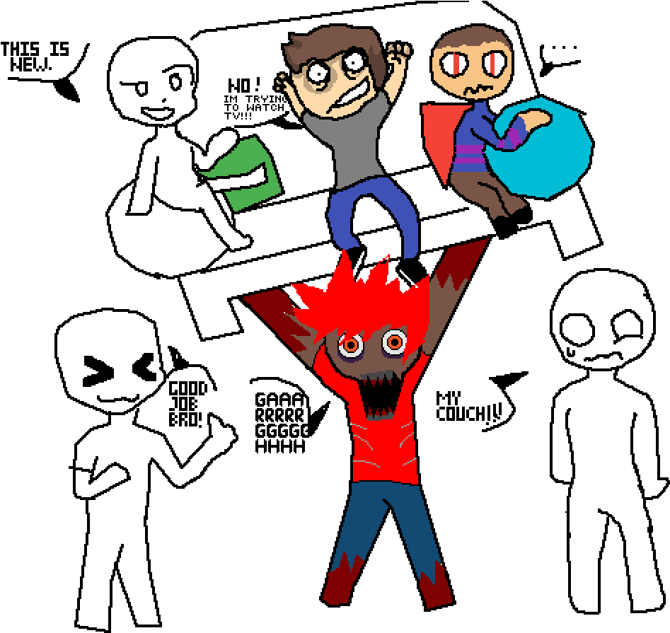 Zombie Movie Collab - Pixel (1000x900), Png Download