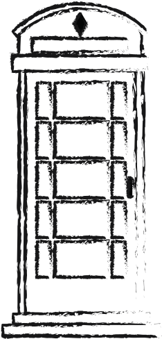 Blurred Silhouette London Phone Booth - London (550x550), Png Download
