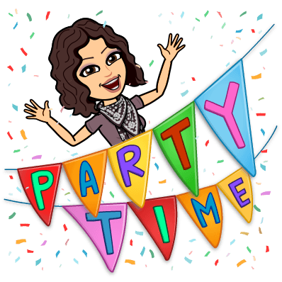 Happy Birthday To Me Let Me Gift Something To You - Party Bitmoji (398x398), Png Download