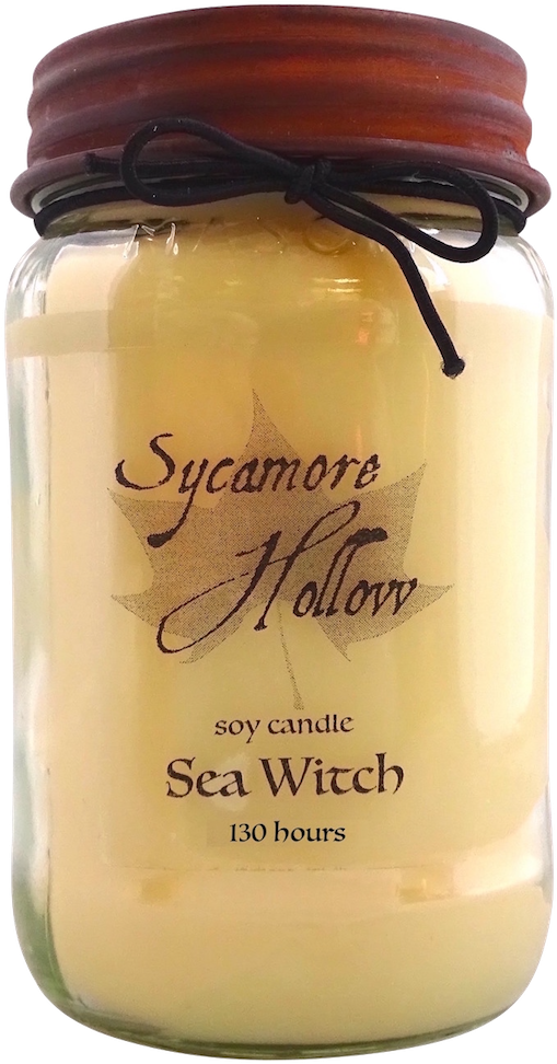 Sycamore Hollow Sea Witch Soy Candle - Soy Candle (600x1043), Png Download
