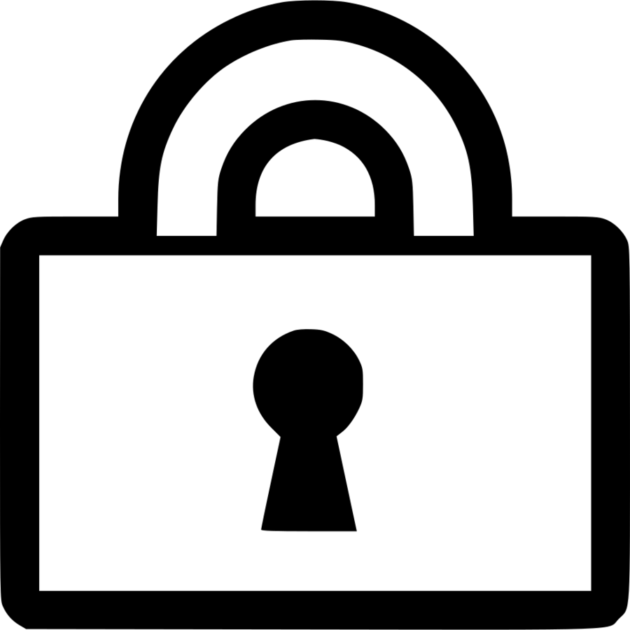 Candado Clipart Padlock Line Clip Art (900x900), Png Download