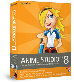 Anime Studio 8 Pro - ℠ith Micro Asp80hbx2 Anime Studio Pro 8 W7/vista/xp (400x400), Png Download