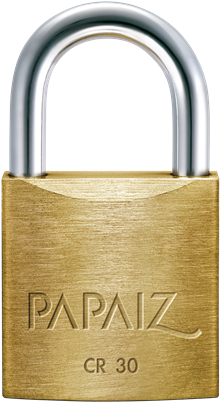 Candado De Bronce Cr-30 Sm Blister D/traba - Cadeado Papaiz 50mm (296x449), Png Download