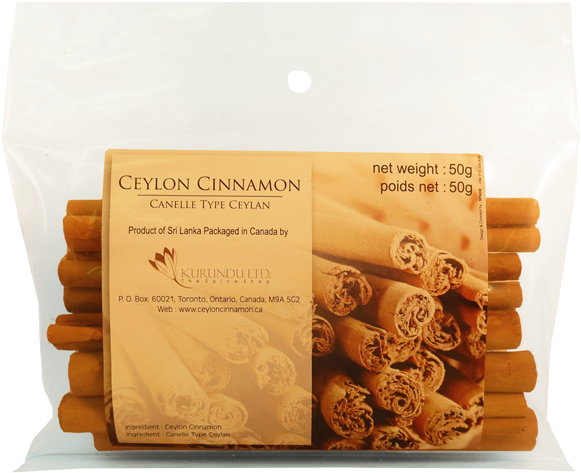 Kurundu Ltd Organic Fair Trade Spices - Kurundu Ceylon Cinnamon Sticks Fair Trade (600x499), Png Download