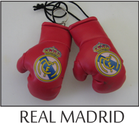 Real Madrid Mini Boxing Gloves - Real Madrid (480x480), Png Download