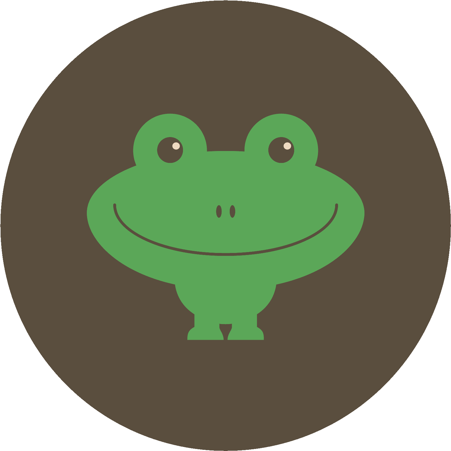 It's An Image Of The Side Profile Of A Frog - Gloucester Road Tube Station (1600x1600), Png Download
