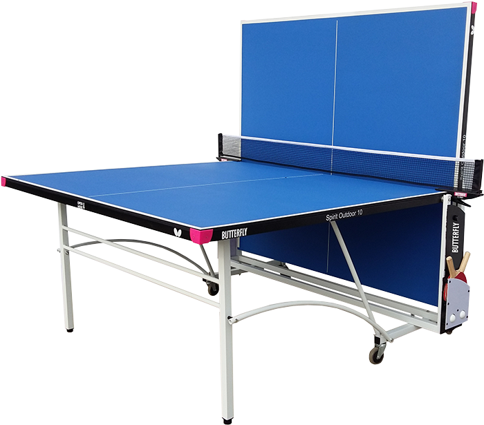 Butterfly Spirit 10 Outdoor Rollaway Weatherproof Ping - Table Tennis (800x800), Png Download