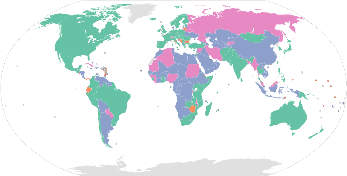 Countries In The World That Drive (1200x616), Png Download