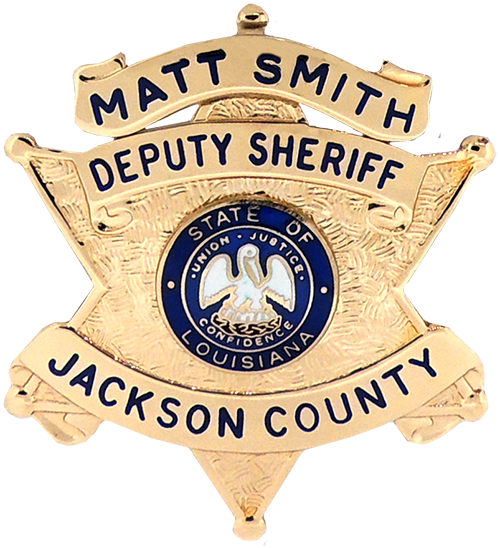 Deputy Sheriff 6 Point Star Badge - Badge (500x548), Png Download