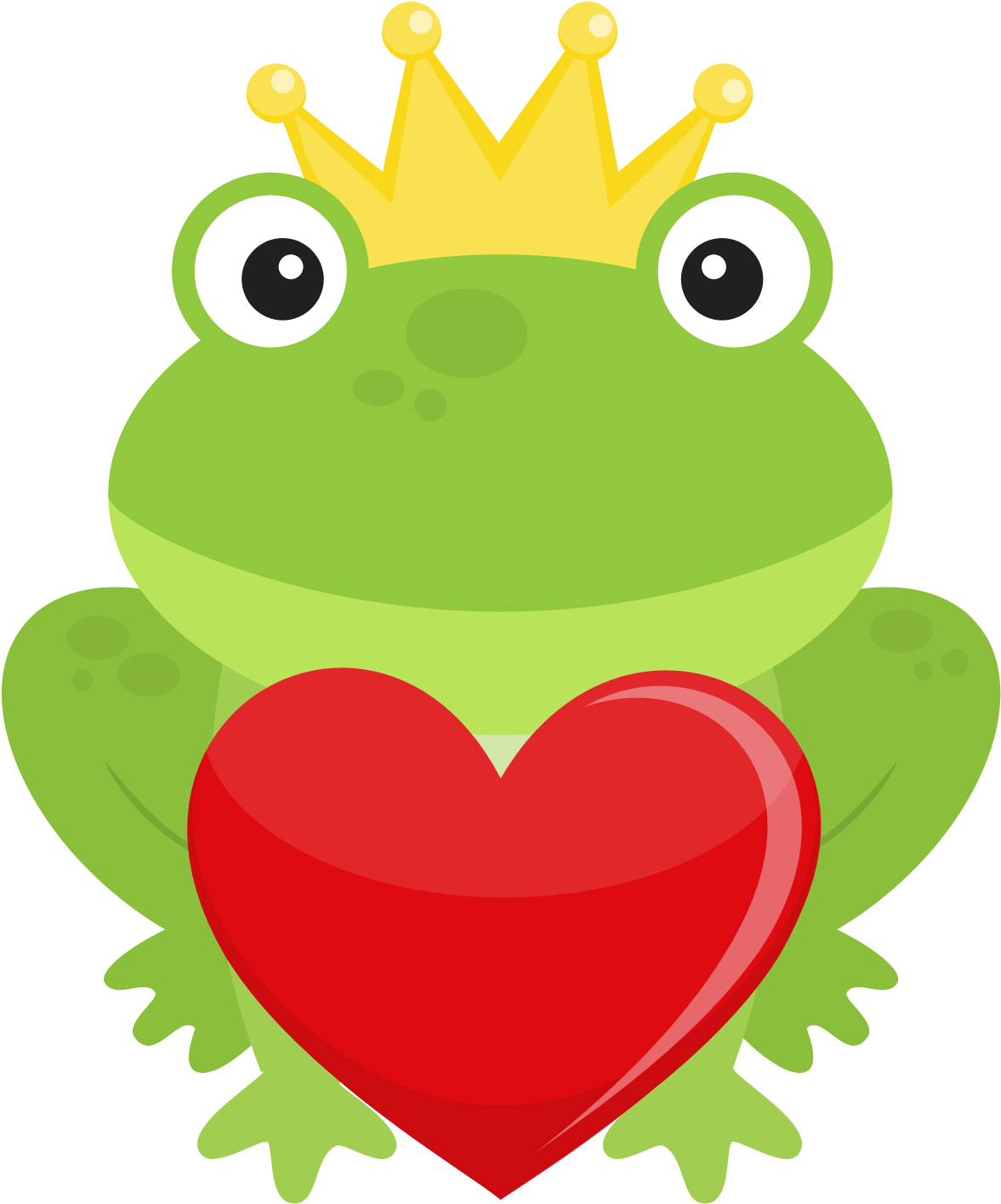Clipart Rana - Frog Princess Birthday Cupcake Ornament (round) (1360x1502), Png Download