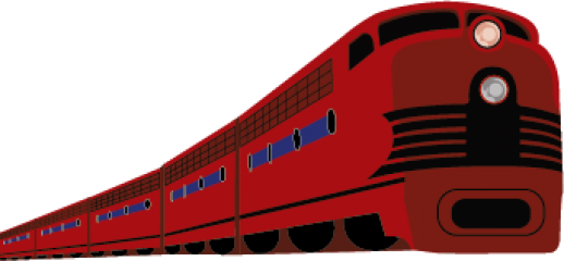 Train Vector - Train (518x240), Png Download