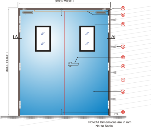 Ral Hollow Metal Doors Door Full Size Png Download Seekpng