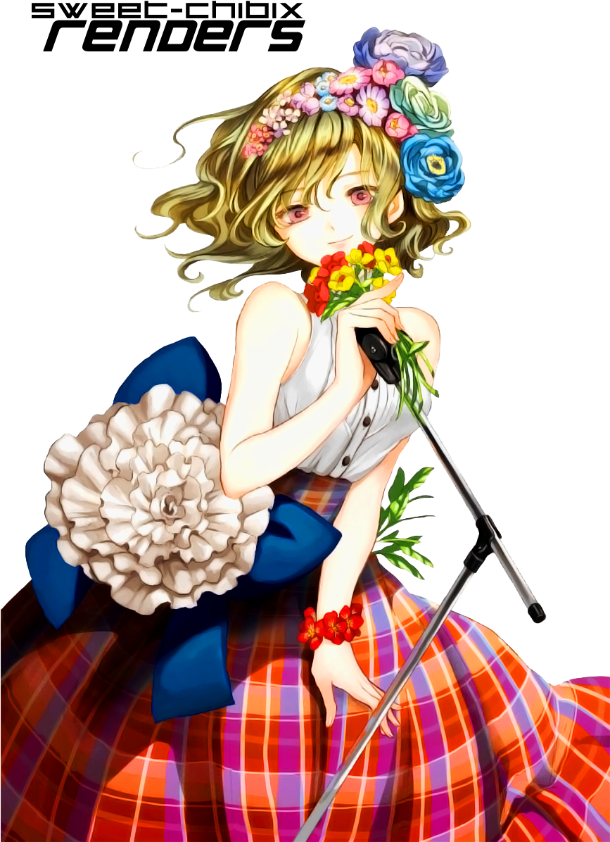 Anime Picture Touhou Kazami Yuuka Sugi Single Tall - Cartoon (866x1209), Png Download