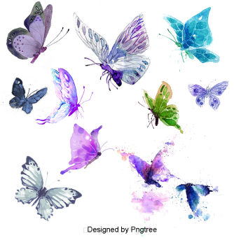 Simple Diseño De Mariposa Dibujos Pintados A Manosencillez - Comics (360x360), Png Download