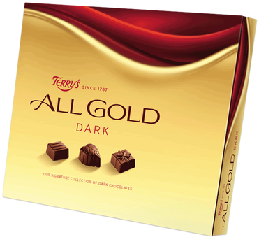 Terry's All Gold Assorted Dark Chocolates 380g (370x370), Png Download