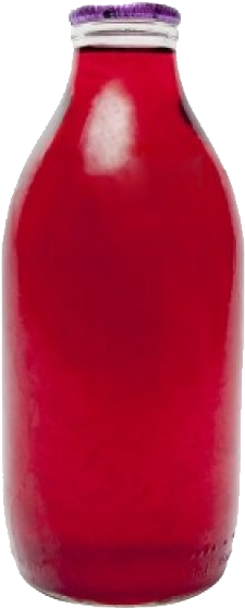 Cranberry Juice - Glass Bottle (362x600), Png Download