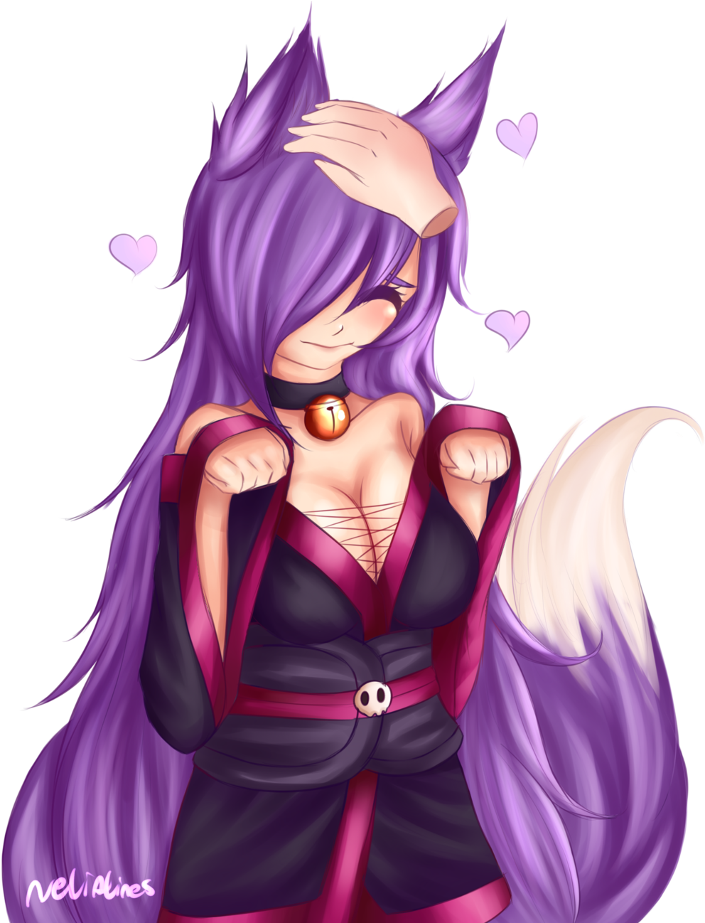 Pin By The Eclectic Goddess On Nekogurl *pet* - Deviantart (1024x1297), Png Download