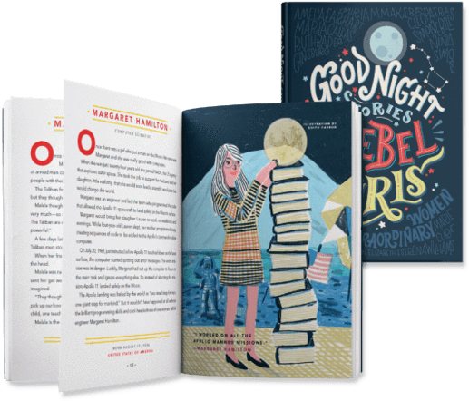 Good Night Stories For Rebel Girls Is Filled With Bedtimes - Goodnight Stories For Rebel Girls 2 (530x530), Png Download