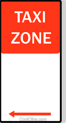Australian Road Sign, Taxi Zone Royalty Free Vector - Its Now Or Never (256x480), Png Download