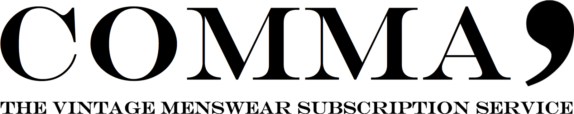 Comma Vintage (1850x432), Png Download