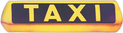 Taxi (585x224), Png Download