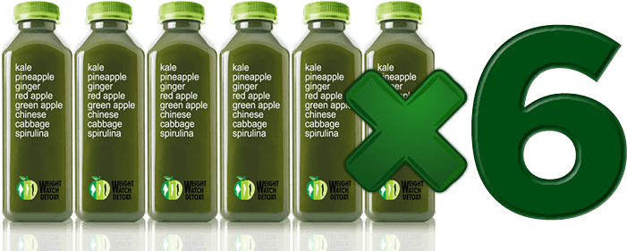 Mean Green Power Juice 6 Pack - Plastic Bottle (712x295), Png Download