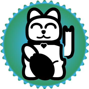 Th Badge Lucky Cat - Shimano 105 R7000 Crankset (355x354), Png Download