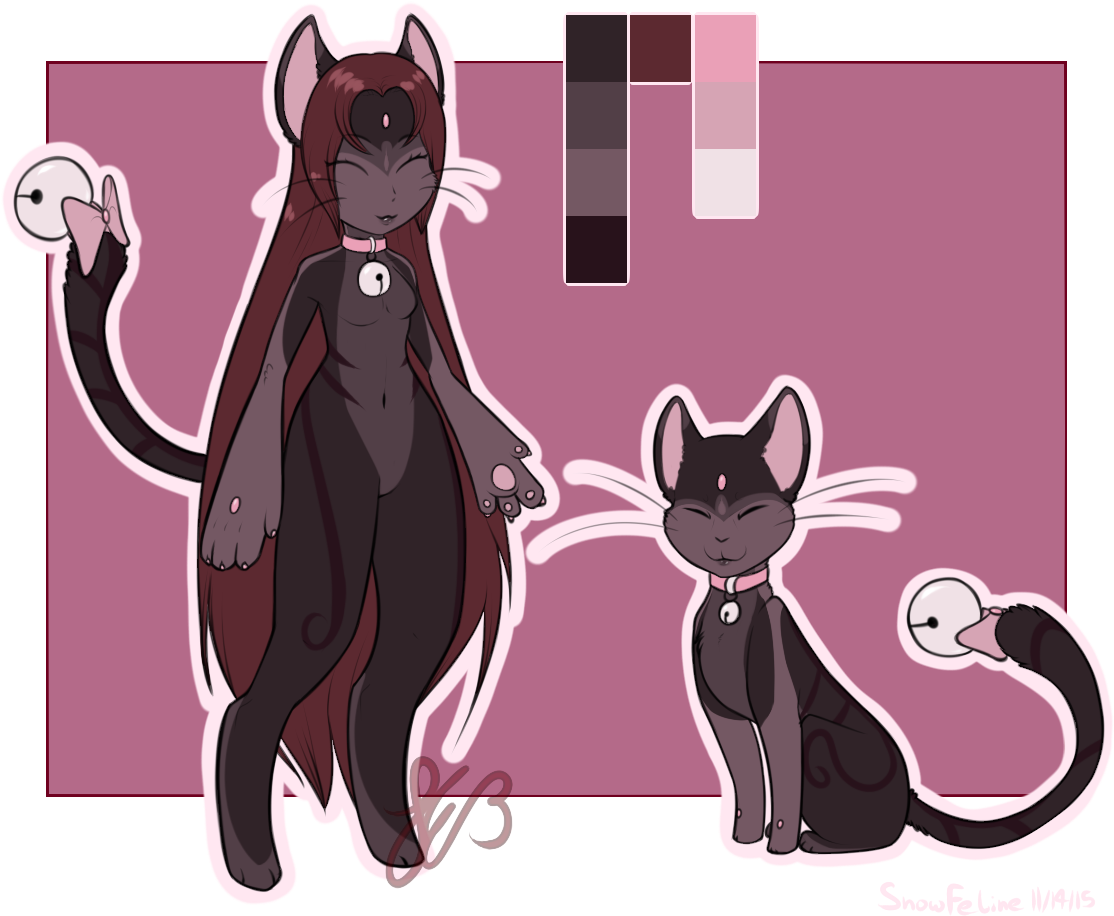 Lucky Cat - Lucky Cat Fursona (1251x923), Png Download